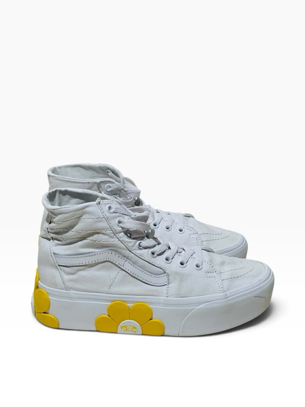 Women’s Vans SK8-Hi Tapered Stackform Oversized Floral Sneakers Sz 7